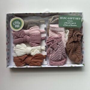 Little Me Pink and Brown Hair Accessories Collection